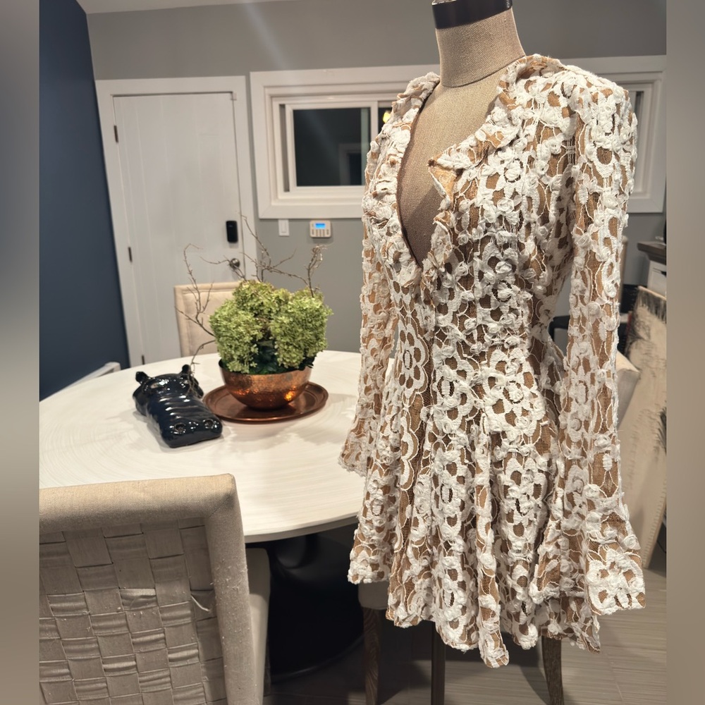 Elegant Lace Long Sleeve Dress